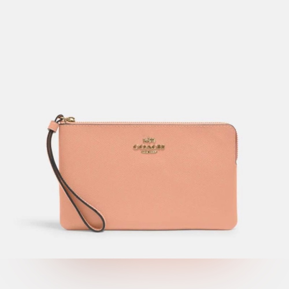 Coach Large zip wristlet